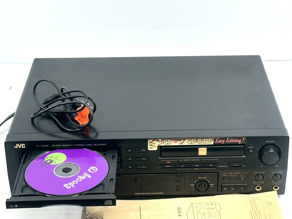 JVC XL-R5000 Digital Multi CD Compact Player & Recorder, Left Side Working Only