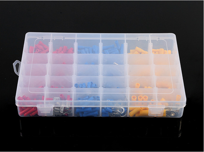 480pcs Electrical Wire Connector Assorted Insulated Crimp Terminal Spade Set Kit