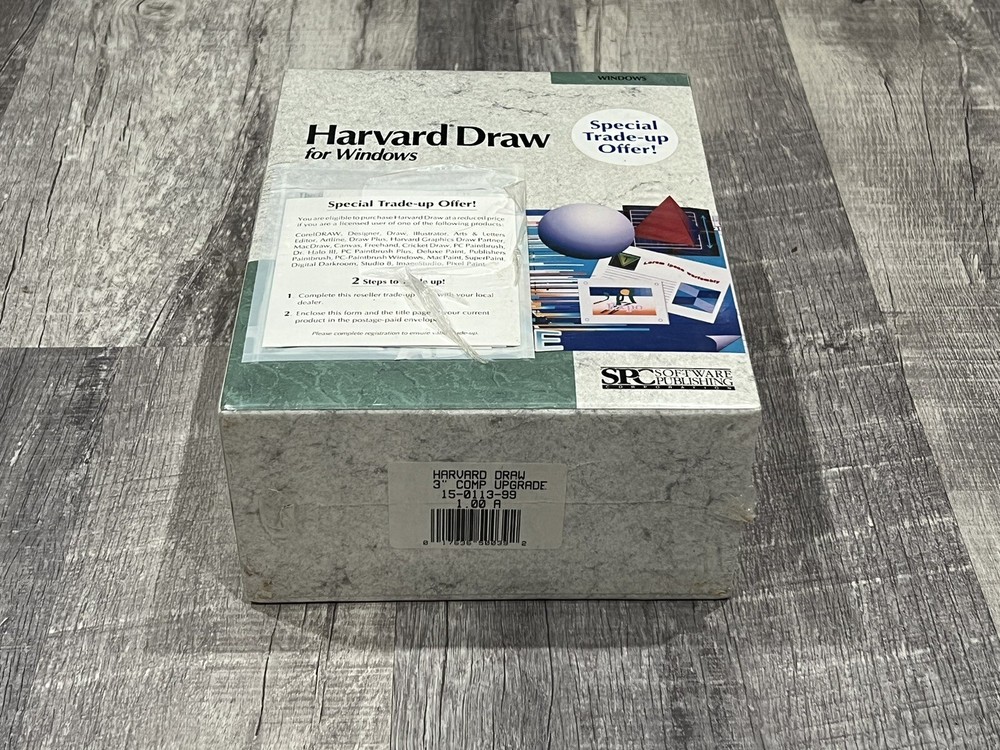 Harvard Draw For Windows - Microsoft Windows/SPC - NEW/SEALED/VINTAGE