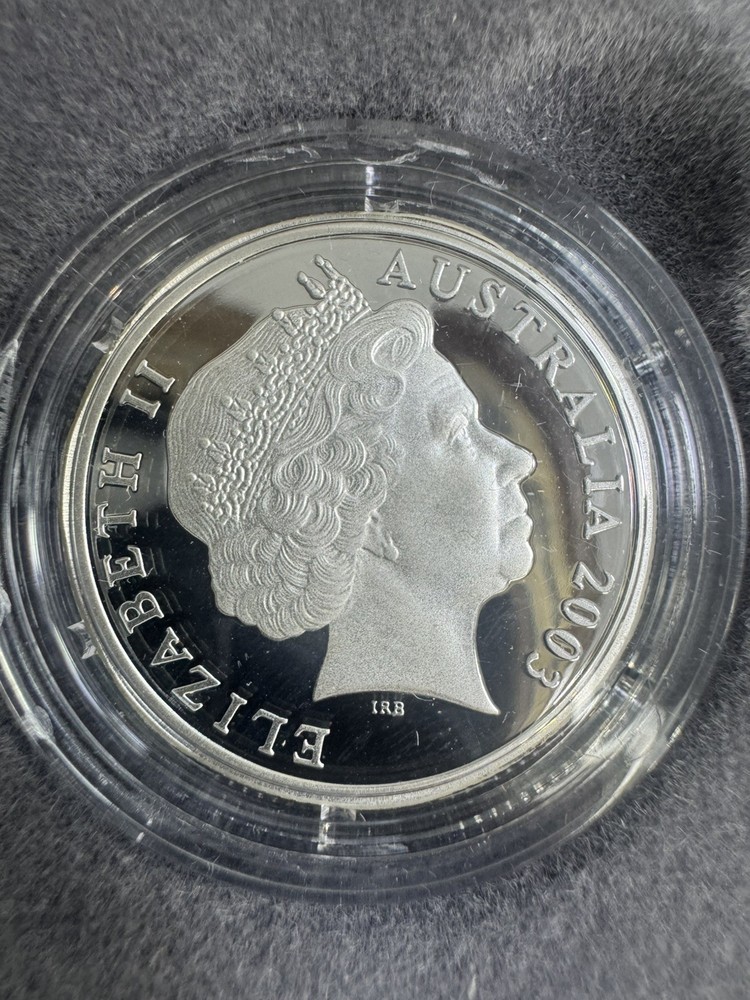2003 Australia $1 Korean War Commemorative Silver Dollar