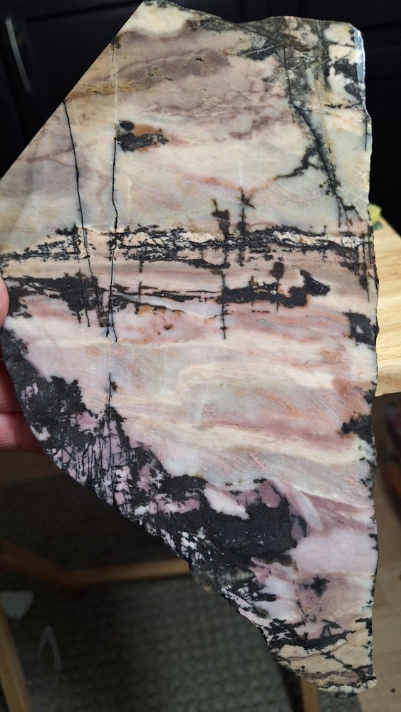 Large Rhodonite Slab