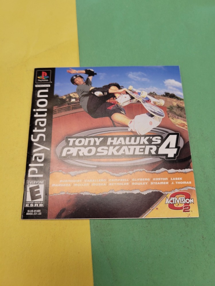 Playstation Game Manual  "Pro Skater 4"