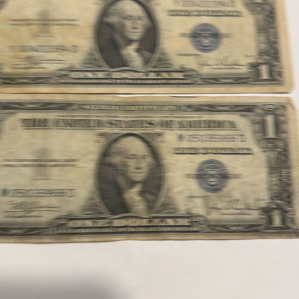 1935 $1 Silver Certificates Fair Shape (2) D310