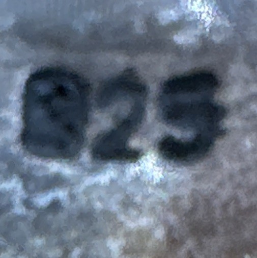 925 Sterling Silver Heavy Skull Ring /Size 11.5