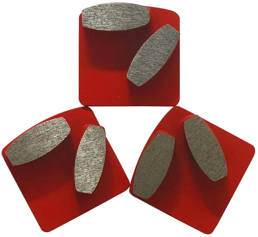 Versatile Diamond Grinding Disc Set, 60/80 Grit, for Husqvarna Grinders - 3 Pack