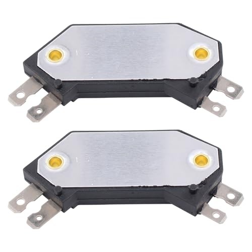 2Pcs Ignition Control Module 4 Pin HEI Distributor for GM Chevy Pontiac