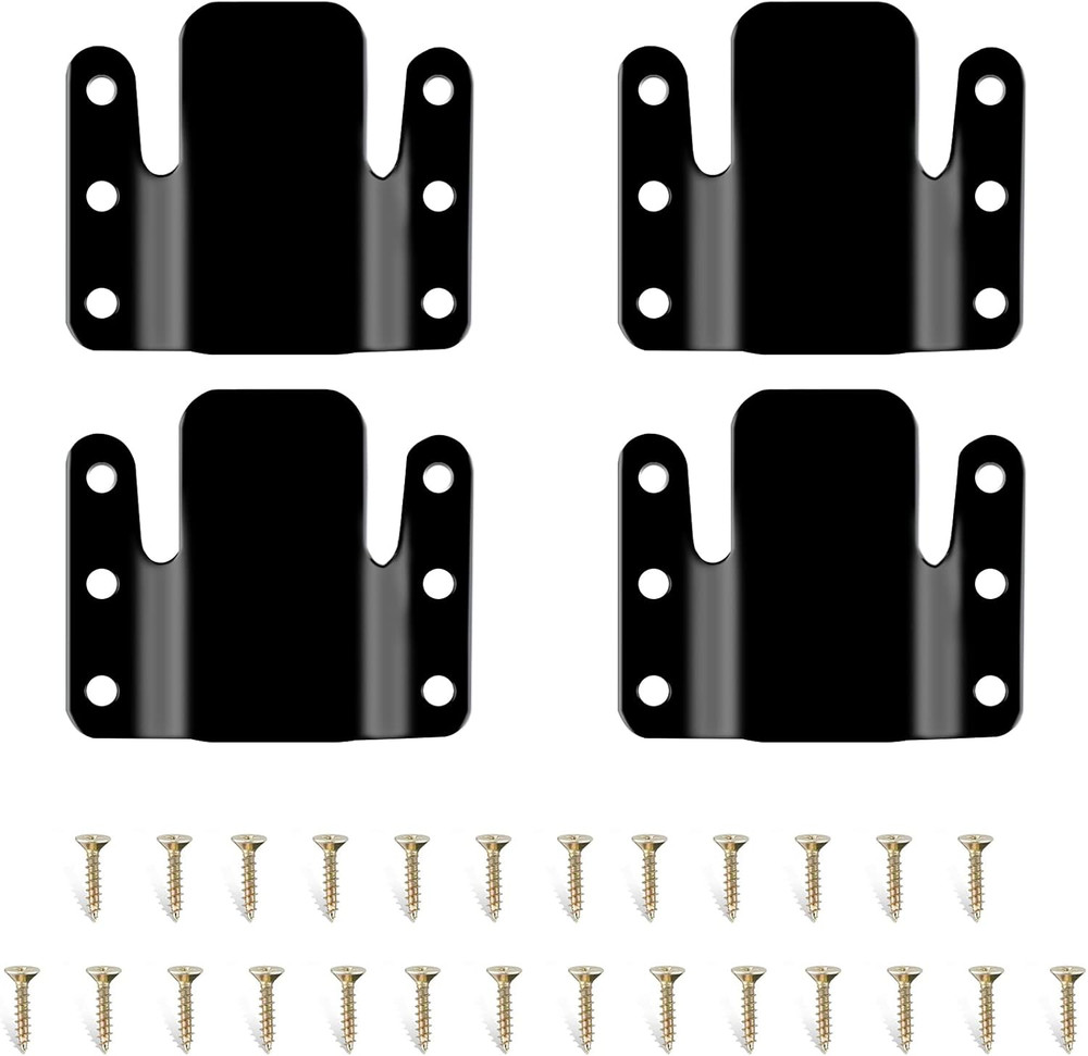 DEEPDREAM 4 Pcs Sectional Couch Connectors Metal Couch Clips Sofa Connector
