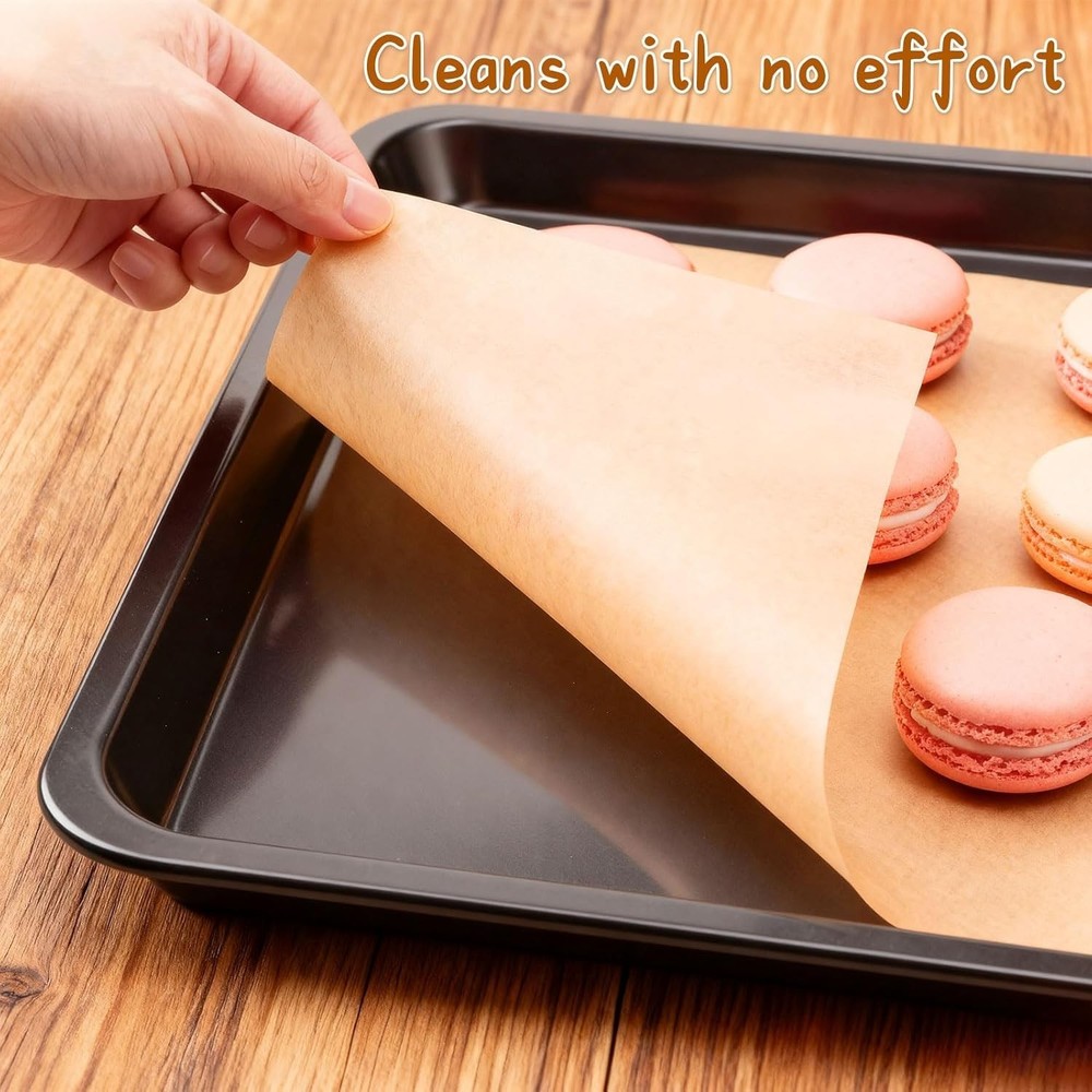 400-Pack Unbleached Parchment Paper Sheets for Baking, 12x16 Inch