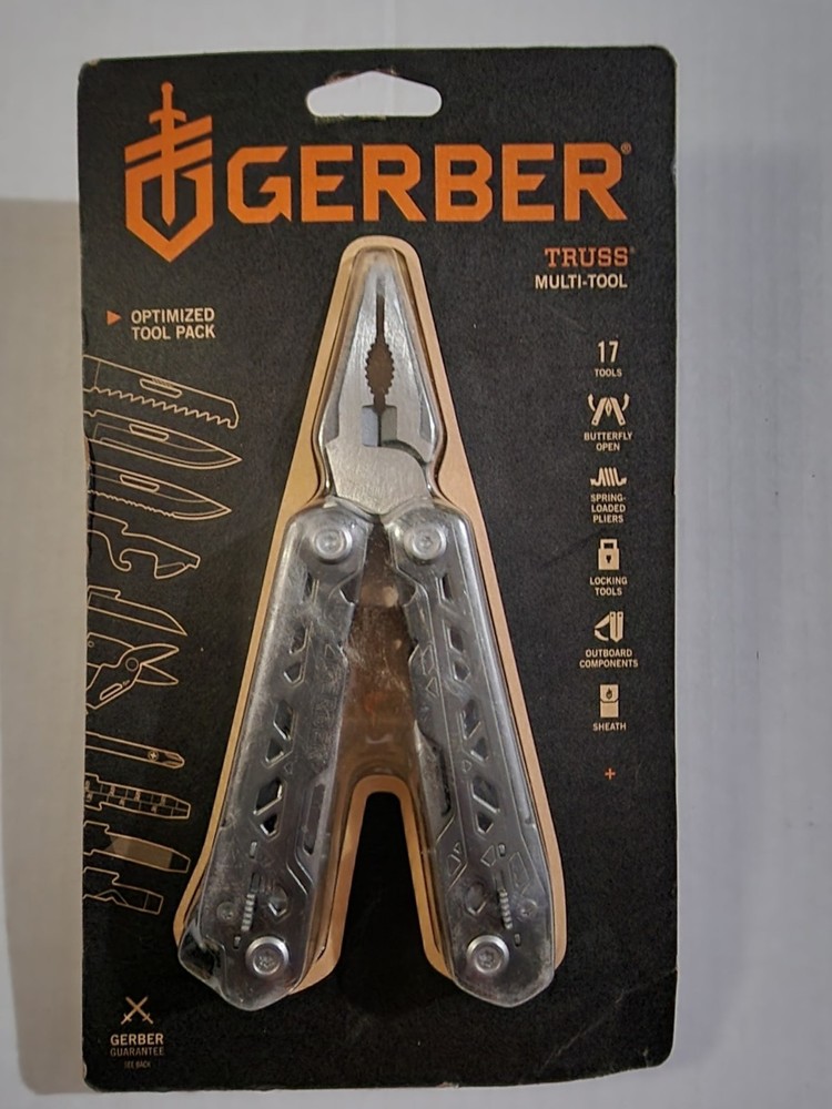 Gerber Truss Multi-Tool Set 17 In One Stainless Steel Handle