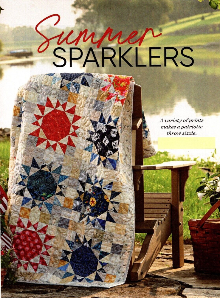 Summer Sparklers Quilt Pattern Pieced WS