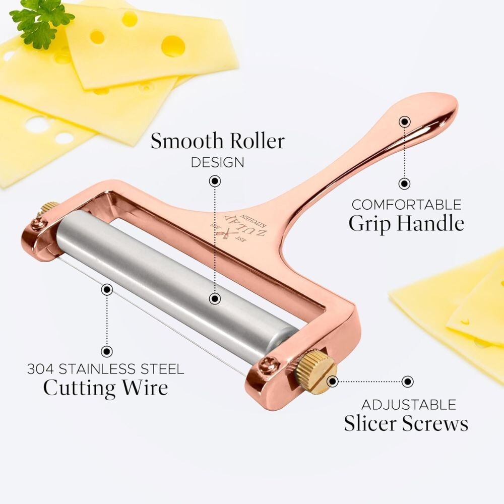 Zulay Kitchen Wire Cheese Slicer