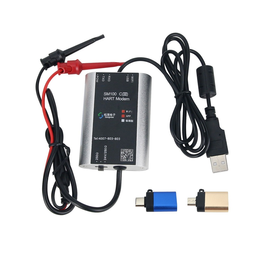 SM100-C (III) Hart Modem USB to Hart Modem HART Cat Supports Mobile APP Debuggin
