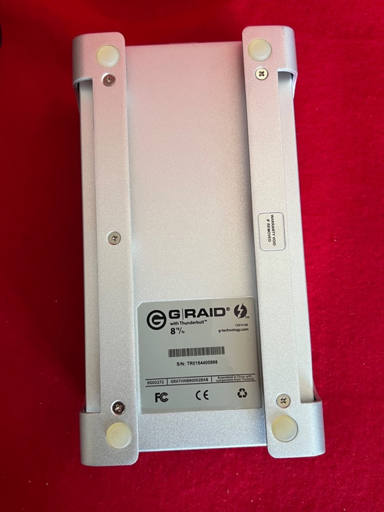 G-Technology G-Raid 8TB - Thunderbolt Hard Drive