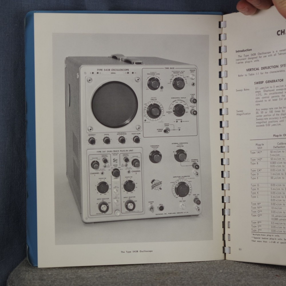 Tektronix Type 543B Oscilloscope Instruction Manual & Service Information #2