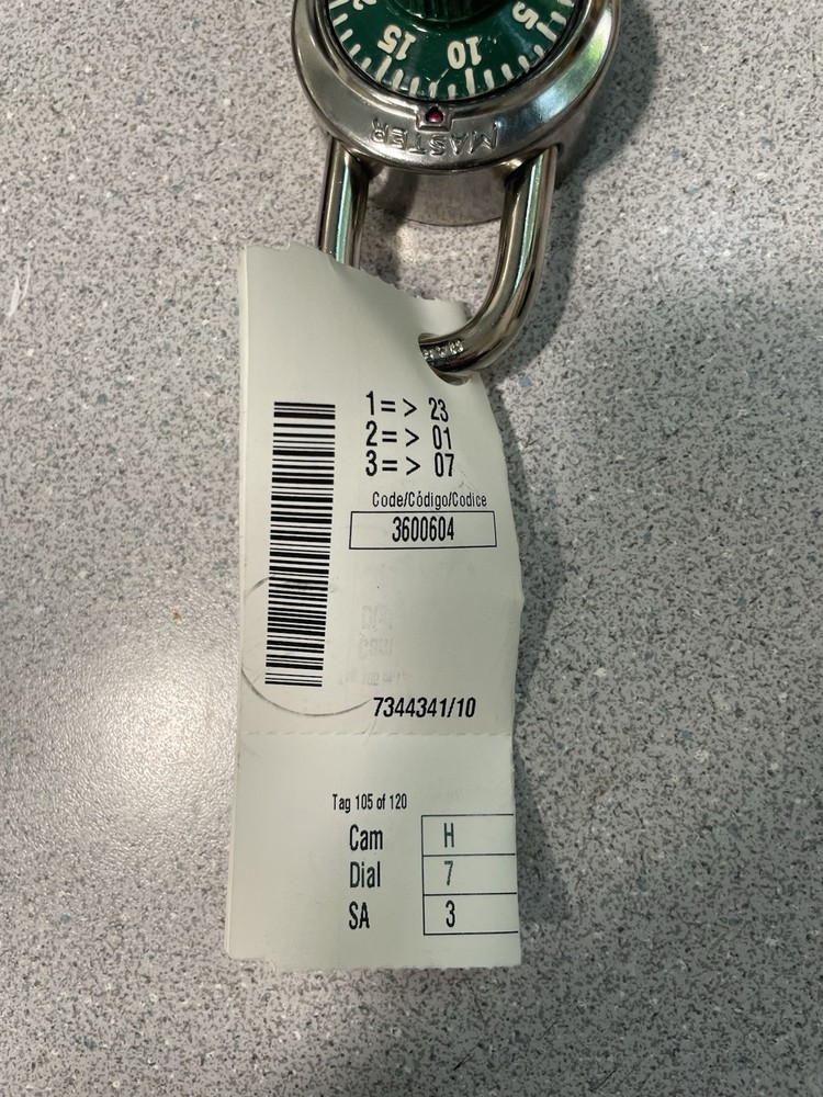 Master Lock Padlock Block Guard 1525 Combination Lock New In Box