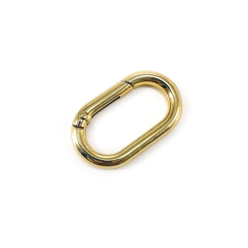 4Pcs Spring Snap Clips for Purse Strap and Keychains Hook Oval Carabiner Clips