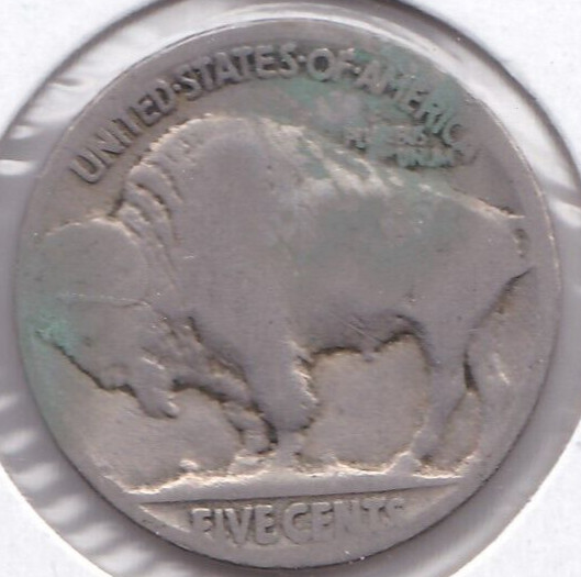 1918 Buffalo Nickel Acid Dated L33
