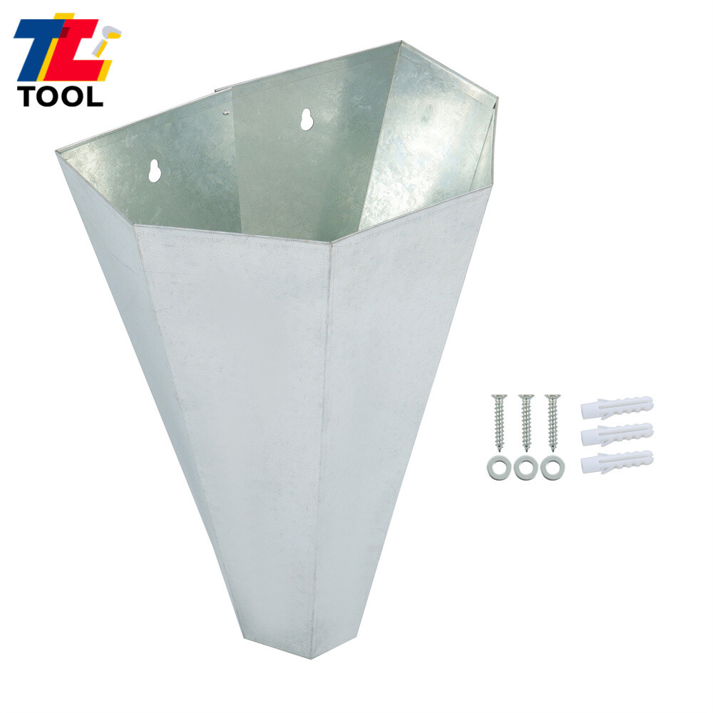 1 Pack 8 lbs Medium Size Chicken Cone Galvanized Steel Poultry Restraining Cone