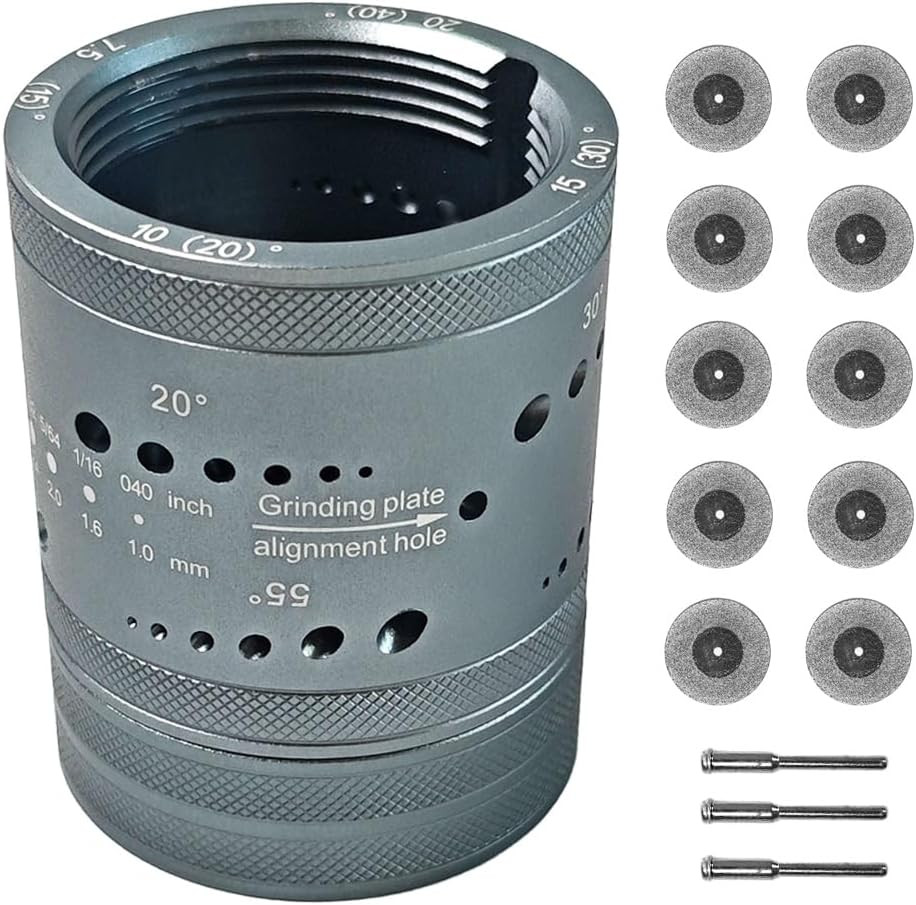 Professional Tungsten Electrode Sharpener Grinder Head for TIG Welding, Compatib