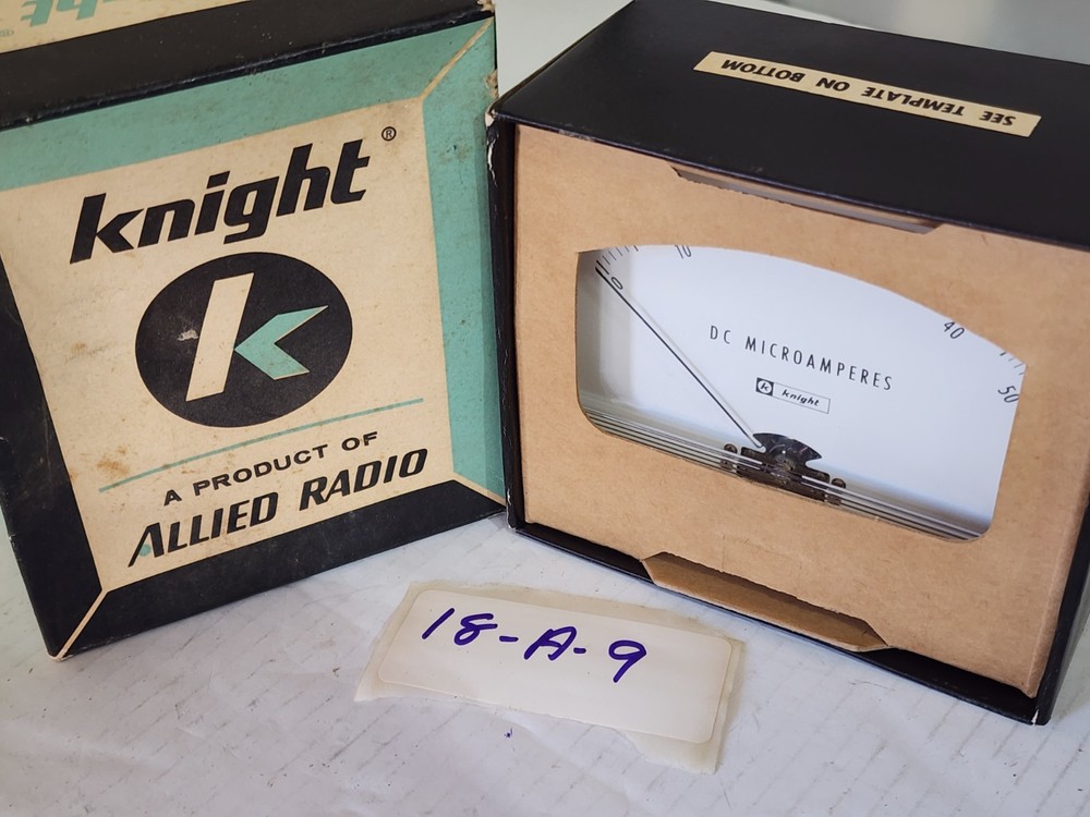 Knight 67F205 DC Microamperes 0-50