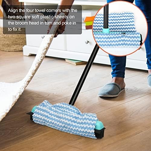 Pet Hair Removal Rubber Broom