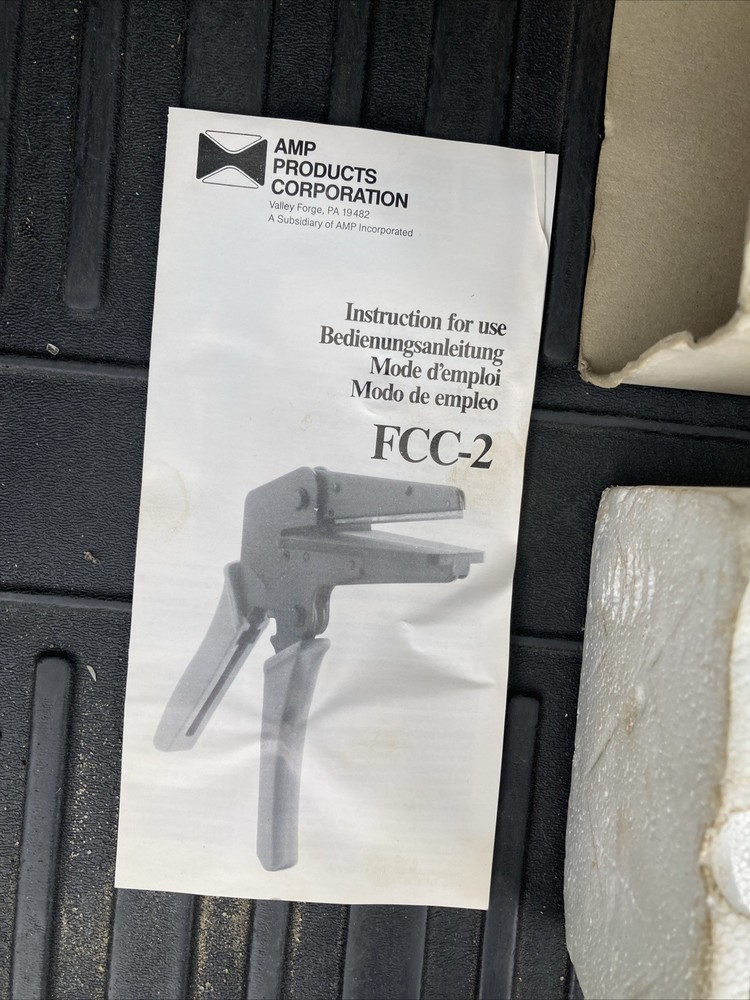 Flat Cable Cutters, AMP 606717-1 In Original Box