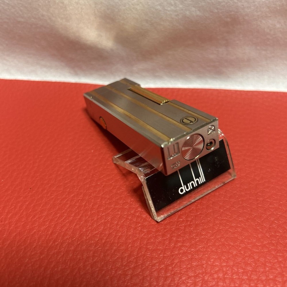 Overhauled Dunhill Rollagas lighter Silver Gold d mark without box