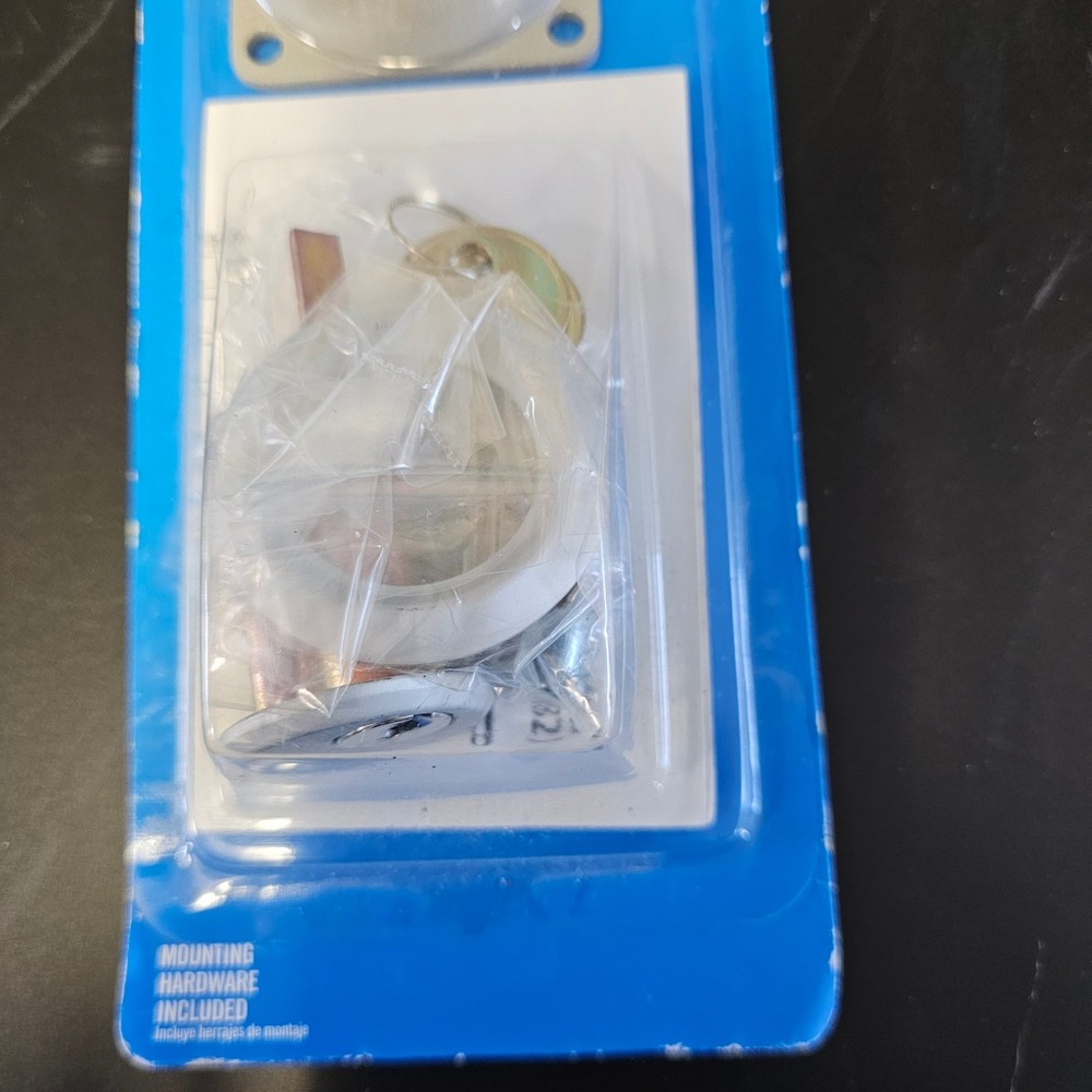 EVERBILT Universal Hardware Gray Dead Bolt Lock with Keys Mounting Hardware Incl