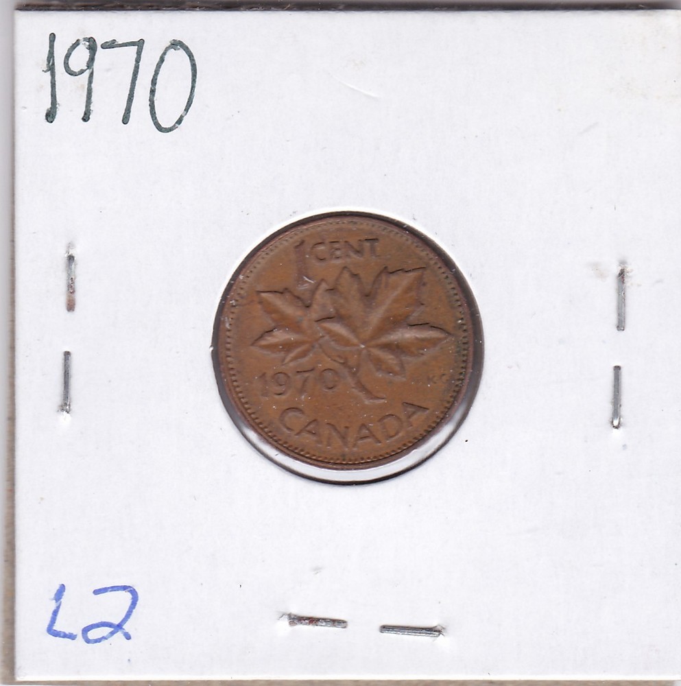 1970 Canada Cent L2