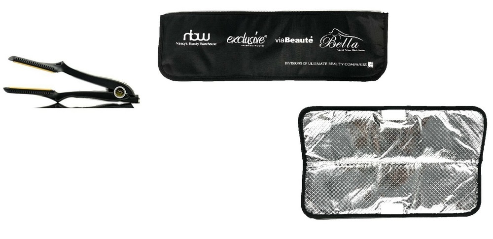 TAO Ceramic 1 3/8 Flat Iron with Free Iron Mat