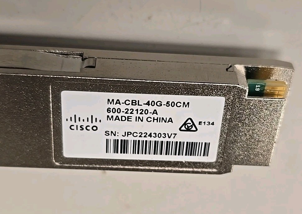 Cisco MA-CBL-40G-50CM Stacking Cable - Black