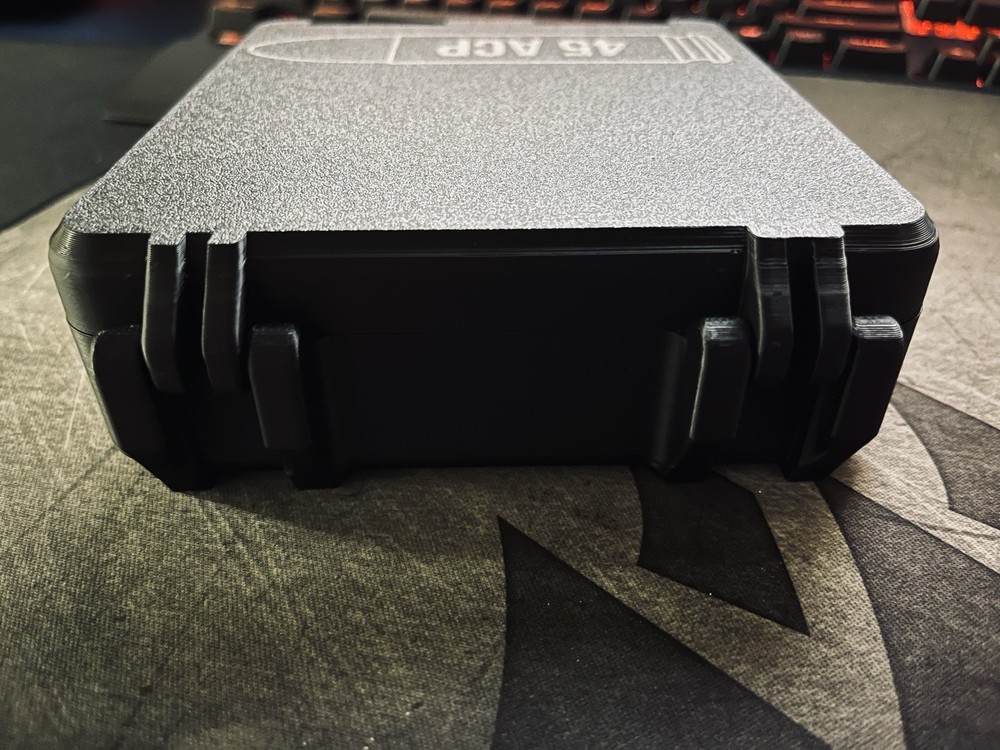 .45 ACP Caliber Ammo Storage Container 81 Rounds 3D Printed