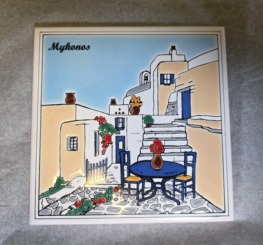 VTG Mykonos 6" Hanging Tile Greece