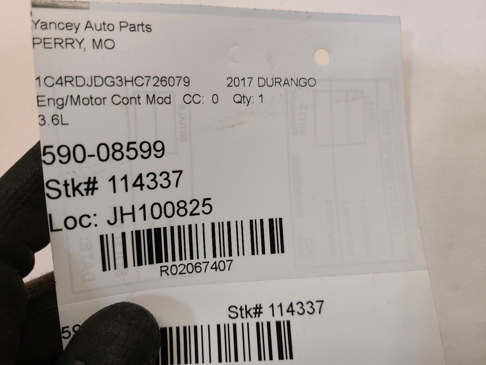 2016 - 2017 DODGE DURANGO Engine ECM Electronic Control Module 3.6L