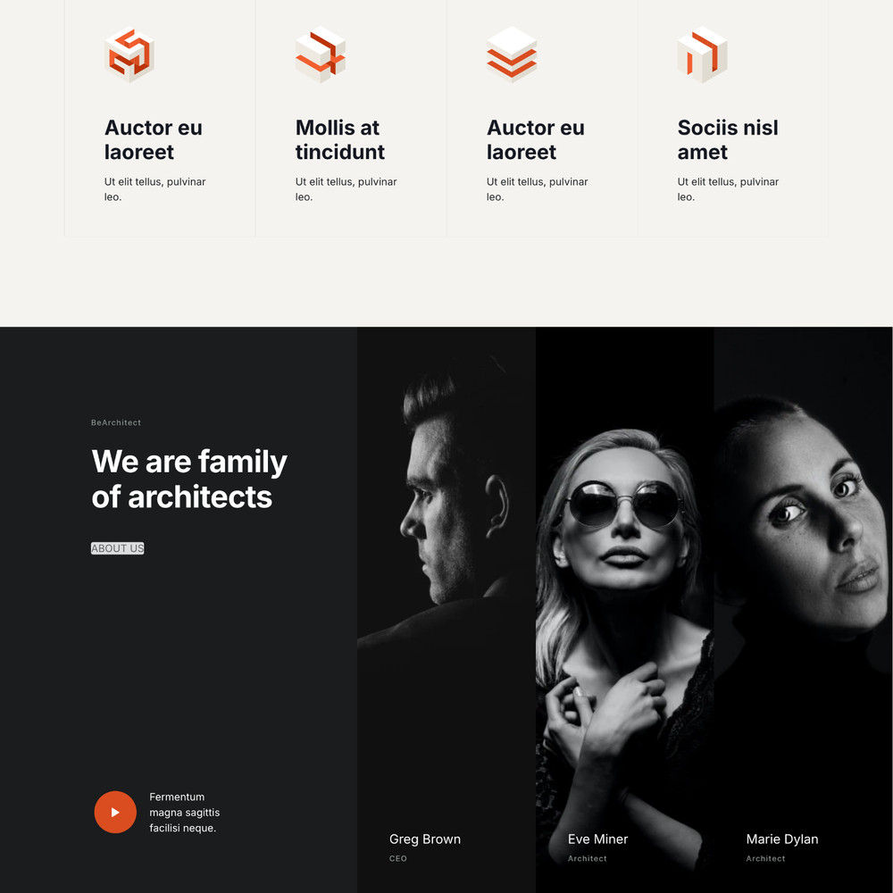 Architect Websites Design for Sale with Free VPS Web Hosting