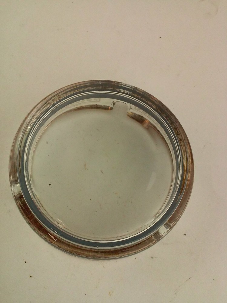 Glass Decorative Ash Tray 3.25-Inch Diameter