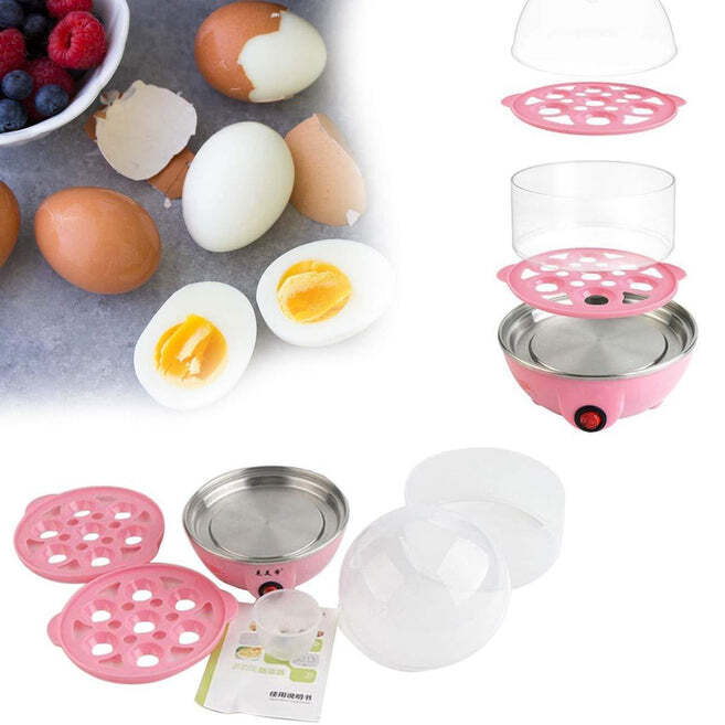 Multi-function 2 Layer 14 Egg Cooker Boilers And Vegetable Steamer.