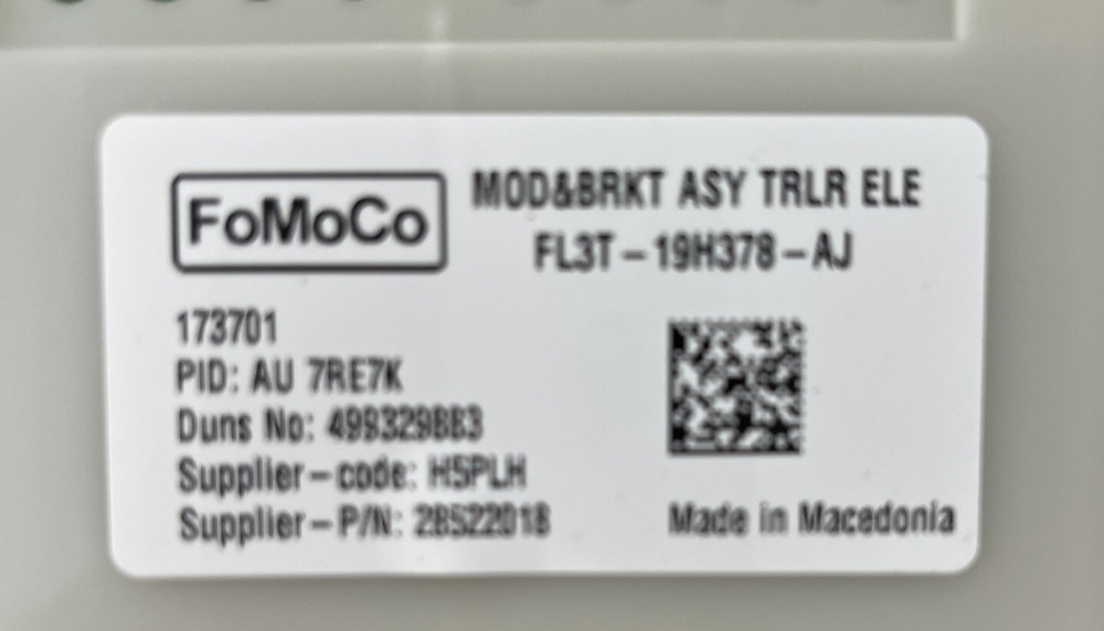 Genuine Ford Control Module FL3Z-19H332-D