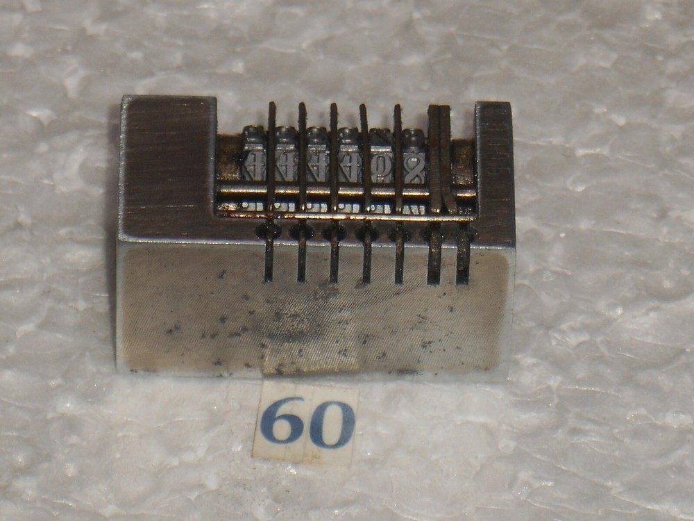 SUNUM | letterpress numbering machine | 60