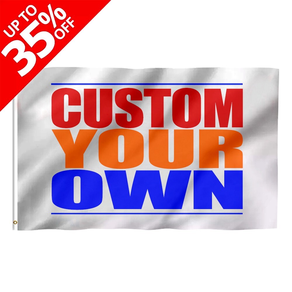 CUSVAL Custom Flag Personalized Flags Banners -We Provide Professional Design