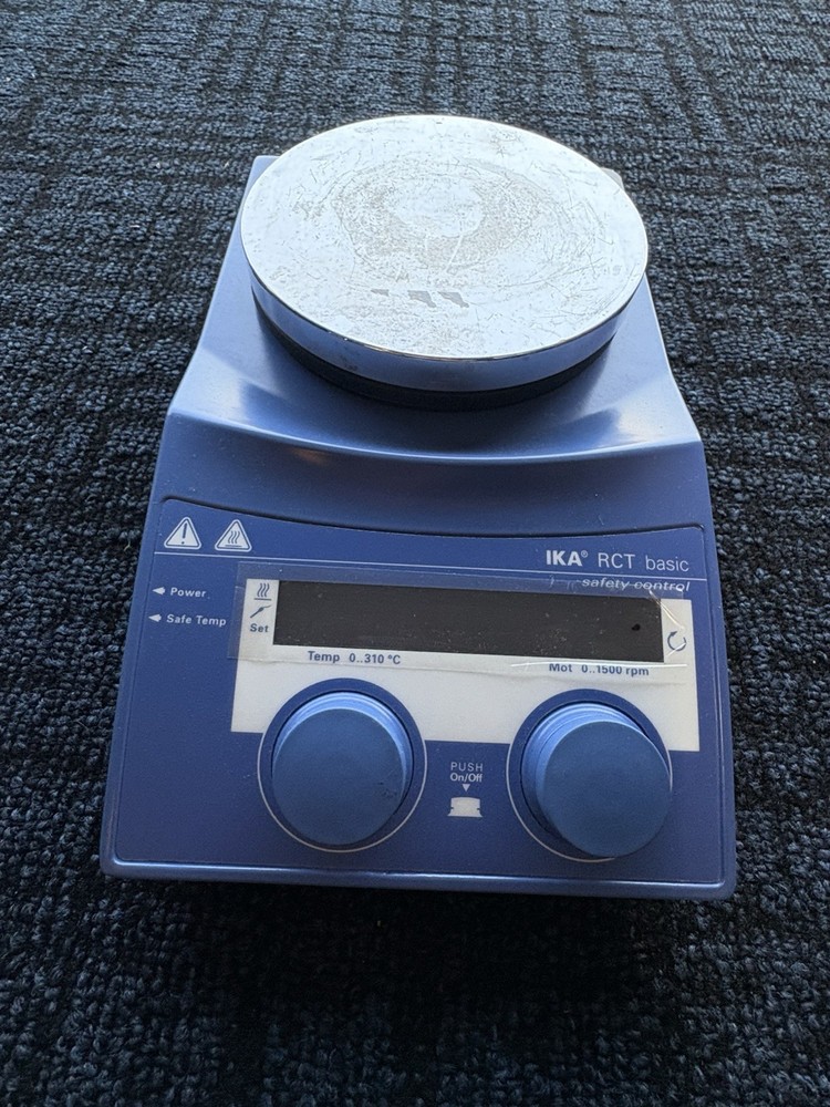 IKA RCT B S001 Basic Magnetic Stirrer with Heater, For Parts Only/Error Code