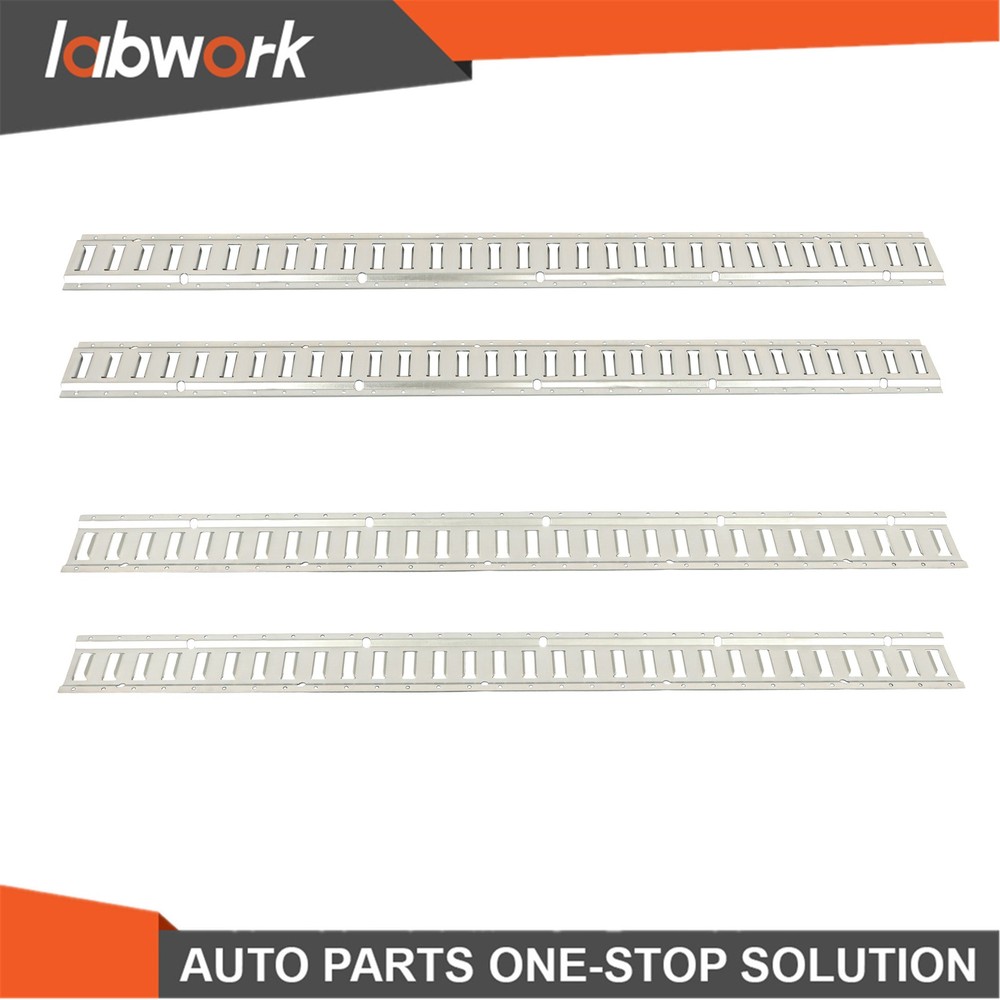 Labwork 4 Pack 5' E Track Tie Down Rail Kit For Truck Trailer Cargo Van Utility