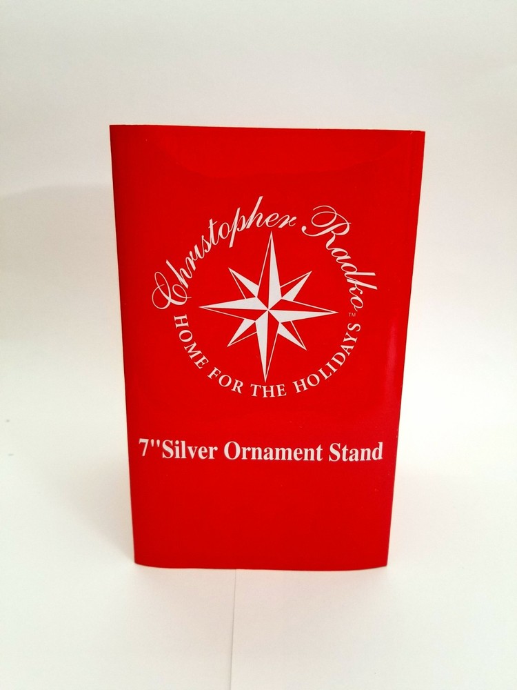 Christopher Radko - 7" Silver Ornament Stand #0269120