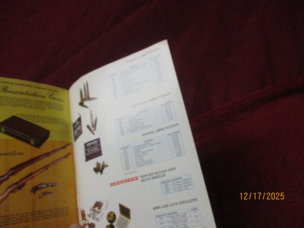 1975 INTERARMS High-End Catalog, Original