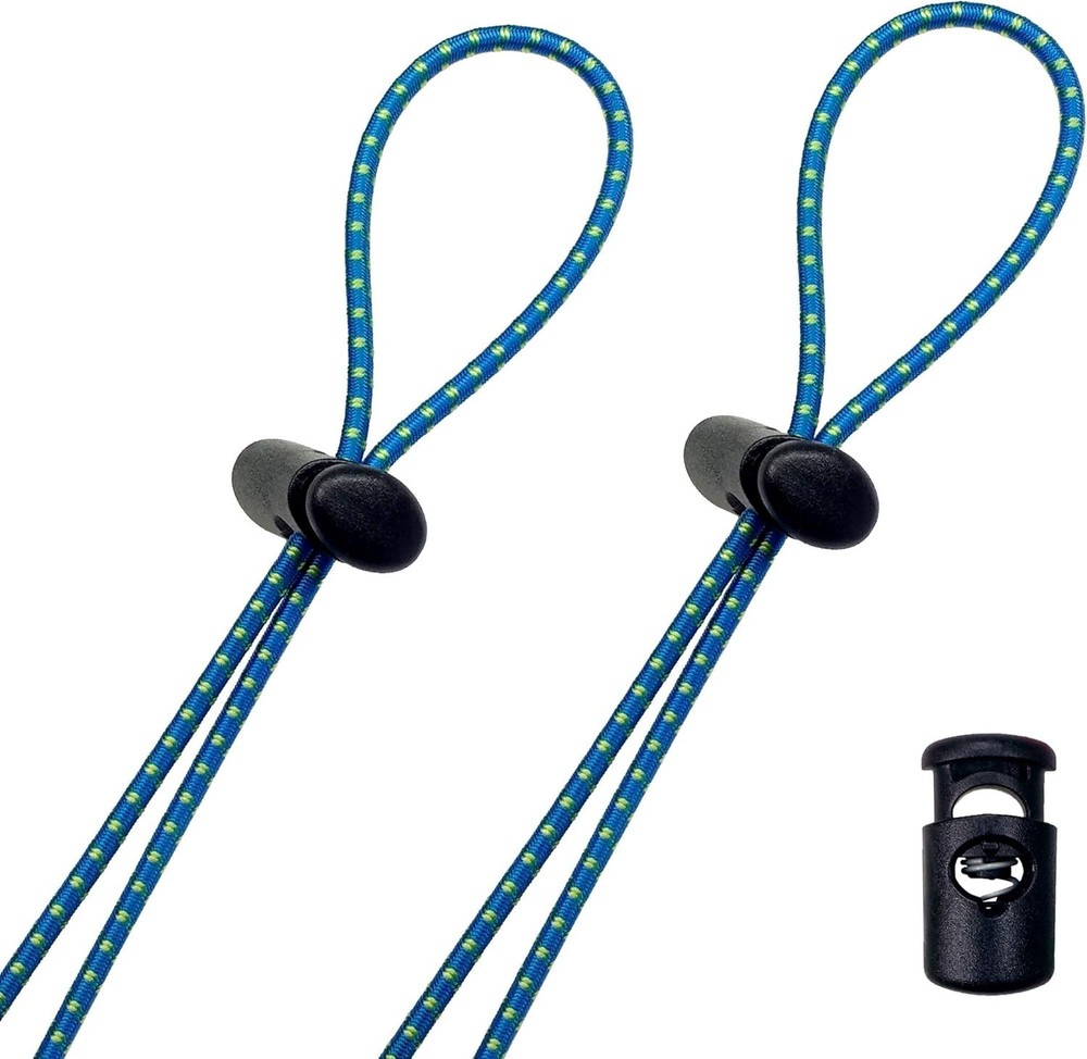 2-Pack Flow Goggle Straps - Fitting Replacement Bungee Cords for Swim Goggles