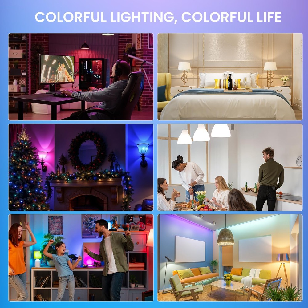 TobeBright E12 Color Changing LED Light Bulb with Remote Control 2W E12 Chand...