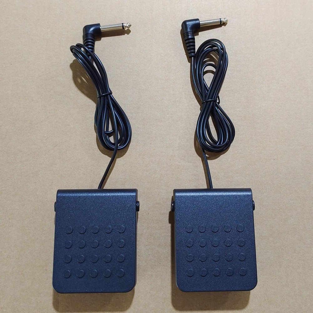2x Electronic Drum Pedal Replacement Professional High Performance Portable