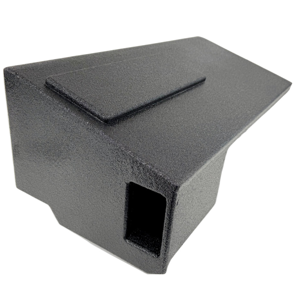 Sub Woofer Box Chevy Silverado 07-18 Ext Cab 2X8 Woofer Front Fire Ported