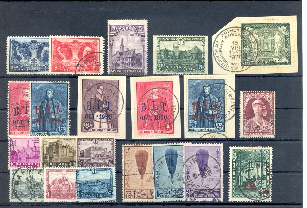 BELGIUM -21 ST. USED - MOST VF --