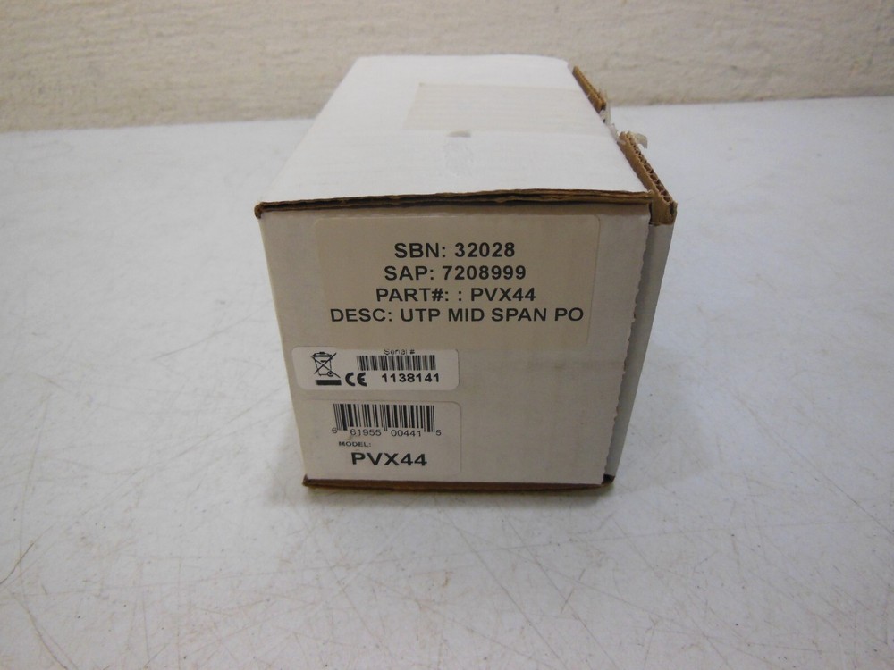 NITEK PVX44 4 Channel Mid Span Power Insertion Unit - New